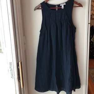 Navy blue maternity tank top tunic